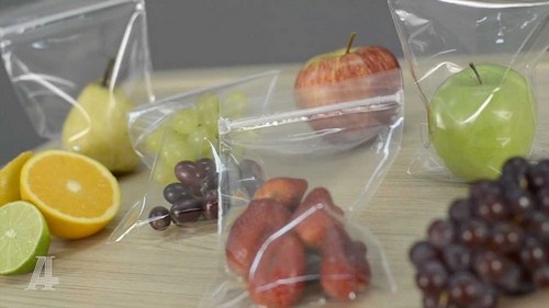 saco plásticos ziplock de alimentos