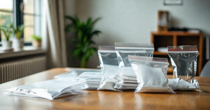 Saco de plástico zip lock de documentos