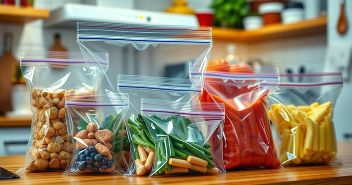 Saco feito de plástico ziplock: praticidade e versatilidade