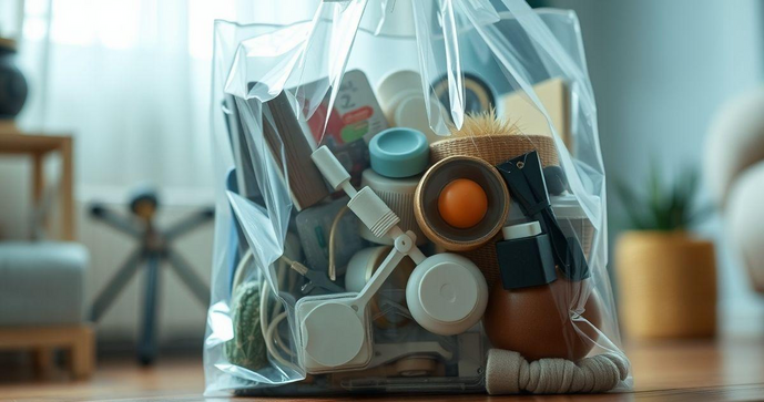 Saco plástico transparente: a solução ideal para organização e armazenamento