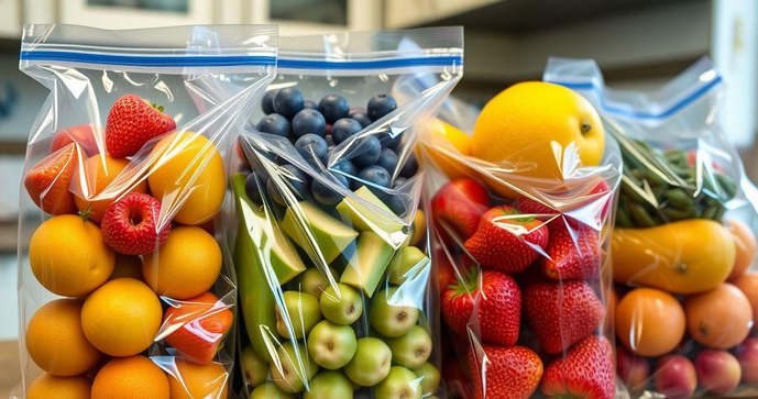 Sacos plásticos zip lock com fecho hermético: a solução ideal para conservar seus alimentos