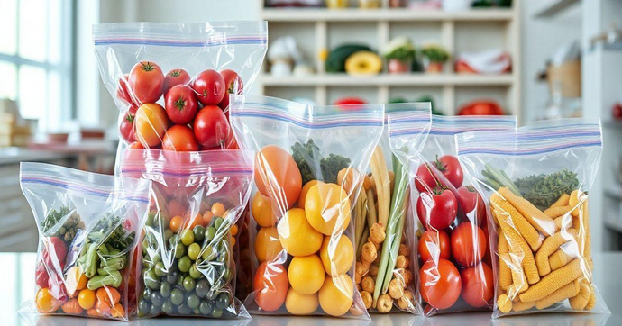 Sacos Plásticos Ziplock para Alimentos