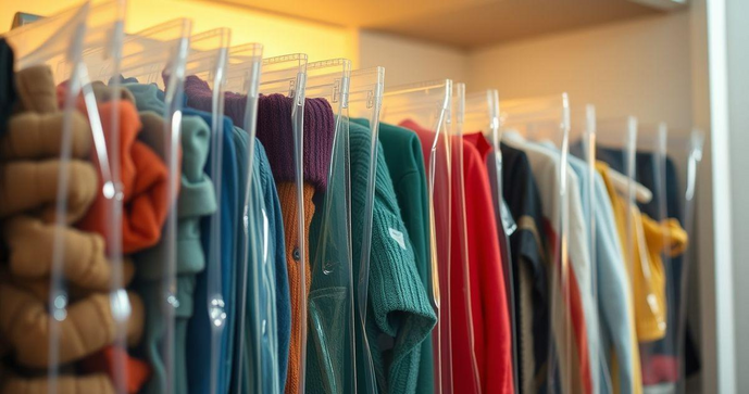Saco para roupas zip lock de plástico: Praticidade e Organização