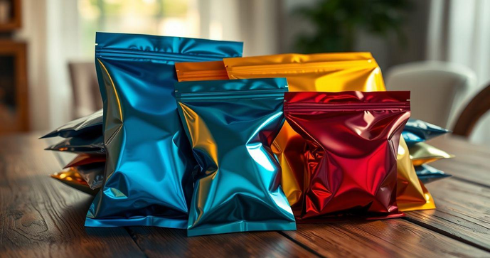 Saco Plástico Ziplock Metalizados: Praticidade e Estilo