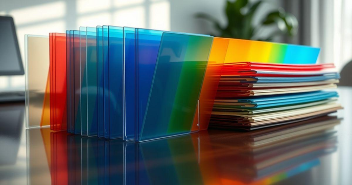 Sacos de plástico de documentos empresariais