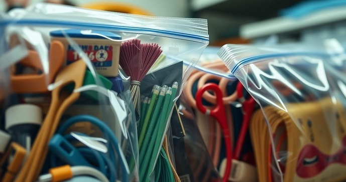 Saco plástico zip é a solução ideal para organização e armazenamento prático