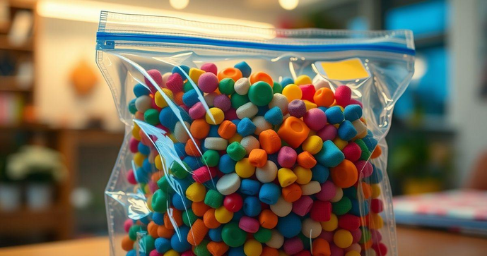 Saco plástico Zip Zap é a solução ideal para organização e armazenamento eficiente
