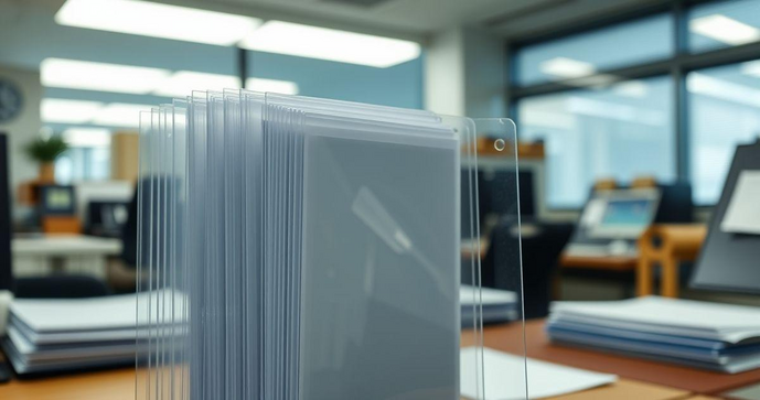 Sacos plásticos de documento impresso para proteção e organização