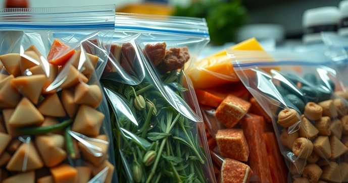 Sacos plásticos zip lock com fecho hermético são a solução ideal para conservar alimentos e organizar sua casa