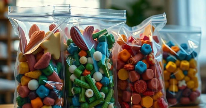 Saco plástico transparentes com fecho zip: Versatilidade e praticidade para organização