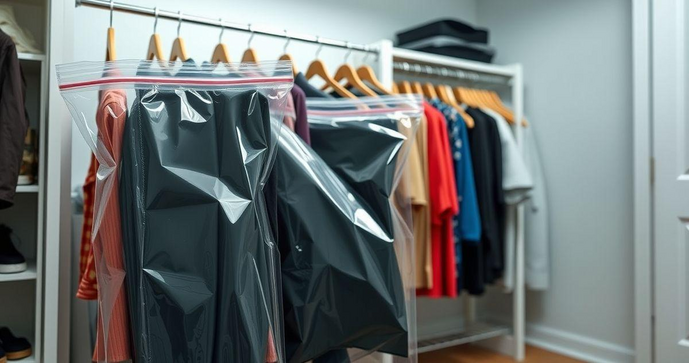 Saco plástico zip para roupas: a solução ideal para organização e proteção