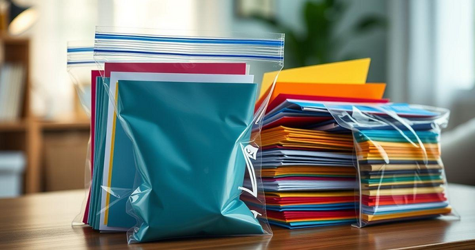 Como o Saco Plástico Zip Lock de Documentos Pode Organizar Seu Dia a Dia