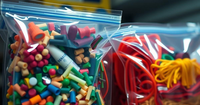 Saco plástico com fecho zip é a solução ideal para organização e armazenamento eficiente