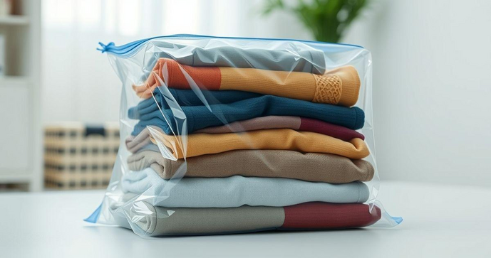 Saco plástico zip para roupas é a solução ideal para organização e proteção dos seus itens