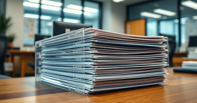 Sacos plásticos para documento: proteção e organização essenciais